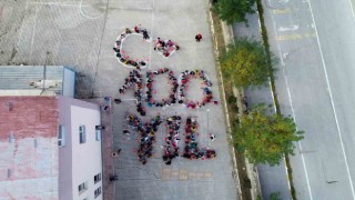 Çatak’ta Cumhuriyet’in 100. yıl koreografisi