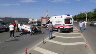 Şanlıurfa’da 2 otomobil çarpıştı: 1 yaralı