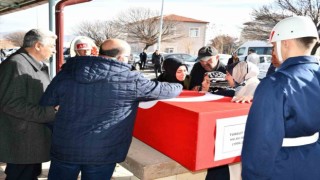 Cinayete kurban giden sözleşmeli er son yolculuğuna uğurlandı