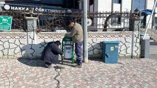 Hakkari’de 75 noktaya çöp kovası bırakıldı