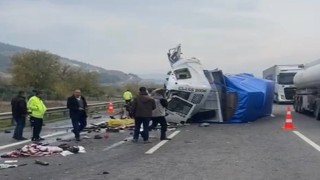 Osmaniye’de kamyon tıra arkadan çarptı: 1 ölü