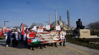 Tıp Fakültesi öğrencileri terör saldırılarını ve İsrail’i protesto etti