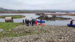 Dicle Nehri’nde kaybolduğu sanılan kişiyi arama çalışmaları devam ediyor