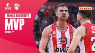 Euroleague’de haftanın oyuncusu Nikola Milutinov oldu