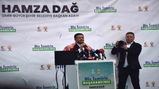 Hamza Dağ’dan İzmir’de mesaj: “Biz İzmir’iz başarabiliriz”