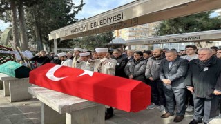 Şehit kılavuz kaptan Oğuz Kök, son yolculuğuna uğurlandı