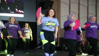 Zumba all-star yarışması renkli görüntülere sahne oldu