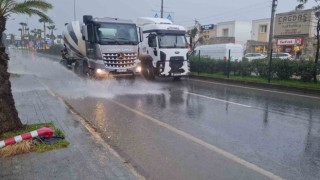 Bodrum’da fırtına ve sağanak etkili oldu