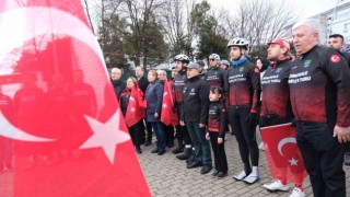 Çanakkale şehitleri anısına 300 kilometre pedal çevirecekler