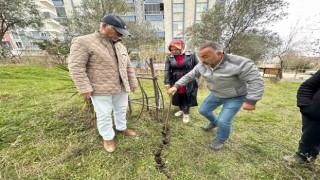 İnşaat temel kazısında tedirgin eden görüntü