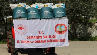 Osmaniye’de çiftçilere soya tohumu desteği