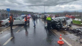 Tekirdağ’da feci kaza: 1 ölü, 2 yaralı