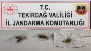 Tekirdağ’da jandarma 10 kişiyi uyuşturucudan yakaladı