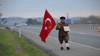 ”Torundan Dedeye Vefa Yürüyüşü” Keşan’a ulaştı