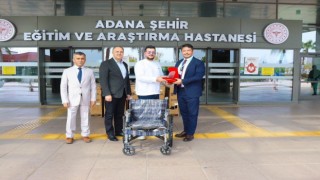 Adana Şehir Hastanesi’ne 100 tekerlekli sandalye bağışlandı