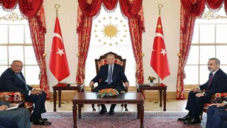 Cumhurbaşkanı Erdoğan, Mısır Dışişleri Bakanı Şukri’yi kabul etti