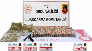 Ordu’da jandarma ekiplerin uyuşturucu operasyonu