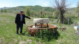 100 yıllık el değirmenleri günümüzde bahçe süsü oldu