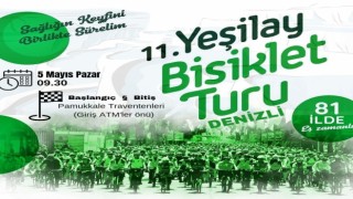 11. Yeşilay Bisiklet Turu hafta sonu yapılacak