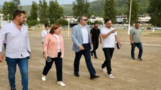 Didim Belediye Başkanı Hatice Gençay, Akbük Mahallesi’nde incelemelerde bulundu