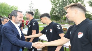 Elazığspor’a il protokolünden moral ziyareti