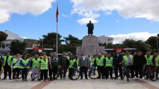 Muğla’da sağlıklı yaşam için pedal çevirdiler