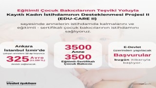 Çalışan annelere 325 euro destek verilecek