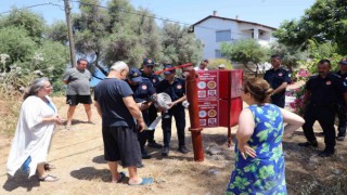 Fethiye Şövalye Adası sakinlerine yangın eğitimi