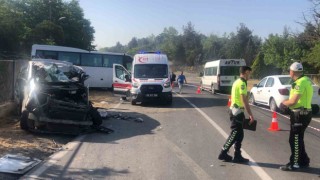 Tekirdağ’da feci kaza: 2 ölü, 10 yaralı