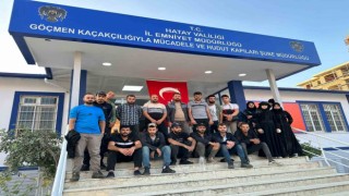 Hatay’da 28 kaçak göçmen yakalandı