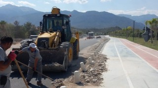 Kemer Çamyuva’da altyapı çalışmaları