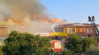 Nazilli Belediyesi’nden İsabeyli’deki yangının söndürme çalışmalarına destek