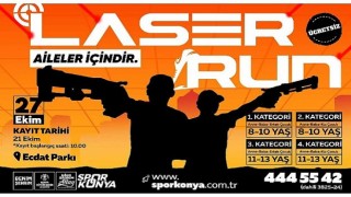 Konya Büyükşehir’den Aileler İçin ’Laser Run’ Yarışması