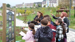 Öğrencilerden, Düzce Üniversitesi Botanik Bahçesi’ne ziyaret