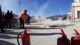 Mudurnu Devlet Hastanesi’nde deprem ve yangın tatbikatı