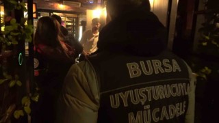 Bursa polisinden gece mekanlarına ”şok” baskın