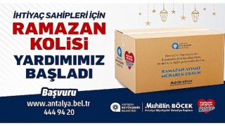 Antalya Büyükşehir Belediyesi ihtiyaç sahiplerini yalnız bırakmıyor