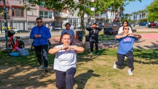 Konak’ta açık havada spor keyfi başladı