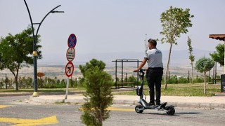 Kahveci Dağı’nda Scooterli Güvenlik Görevlileri