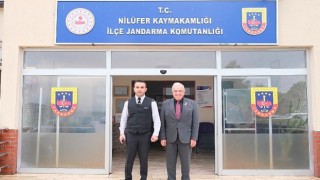 Nilüfer Belediye Başkanı Özdemir’den Üsteğmen Önderışık’a hayırlı olsun ziyareti