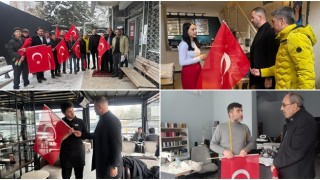 Ay Yıldıza El Uzatanlara Kayseri’den Sert Mesaj: Bayraklar Şehre Damga Vurdu