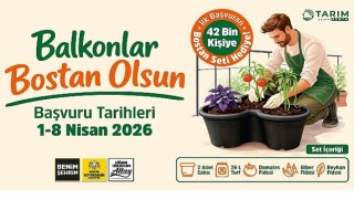 Konya'da 'Balkonlar Bostan Olsun' Projesi